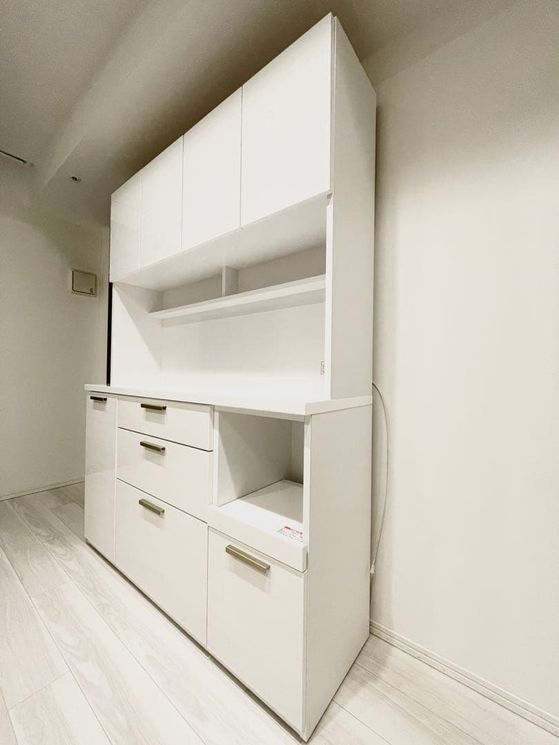 【ニトリ】ホワイト食器棚（140cm幅）