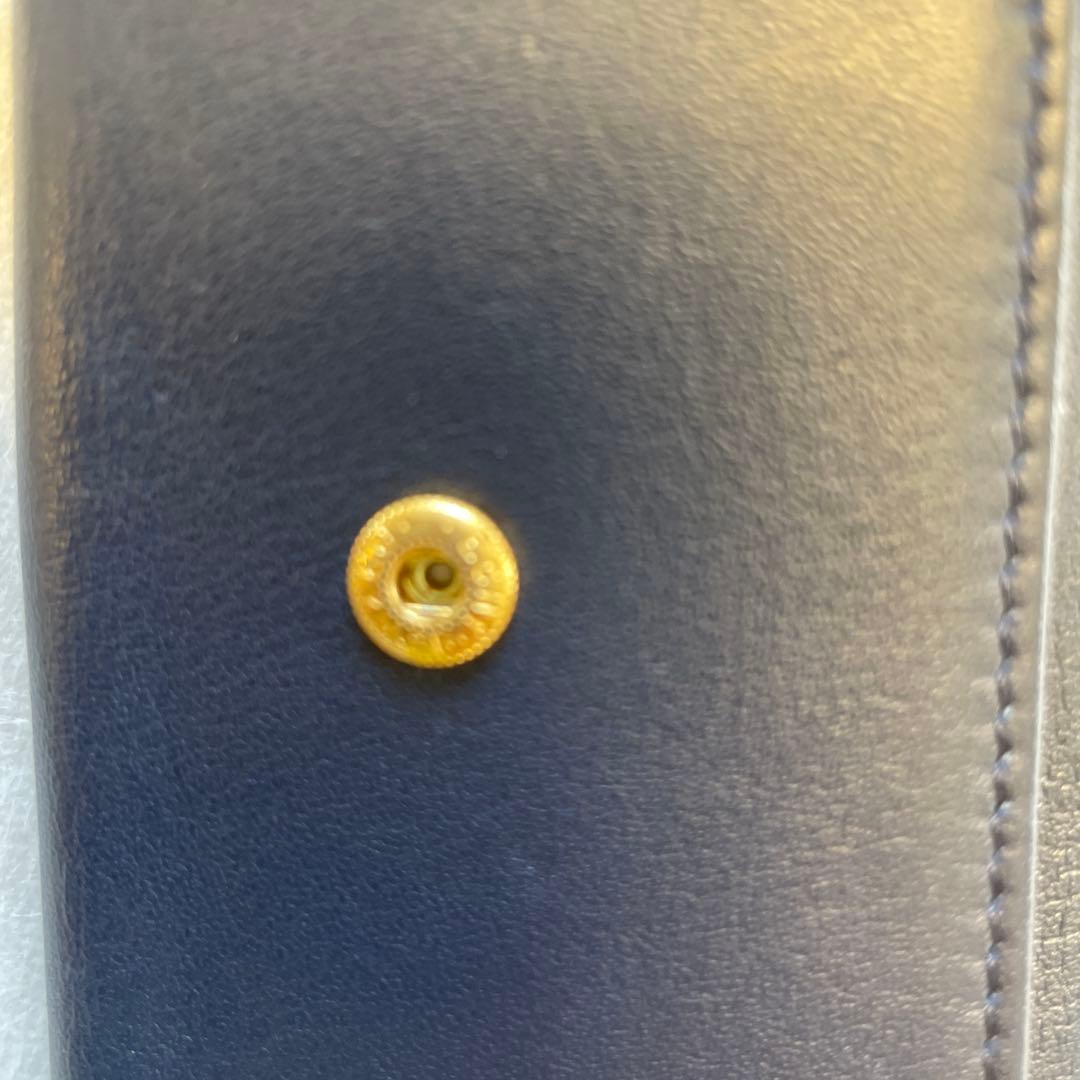 パテックフィリップ　レザー　ネイビー　キーホルダー　希少品　美中古　濃紺色