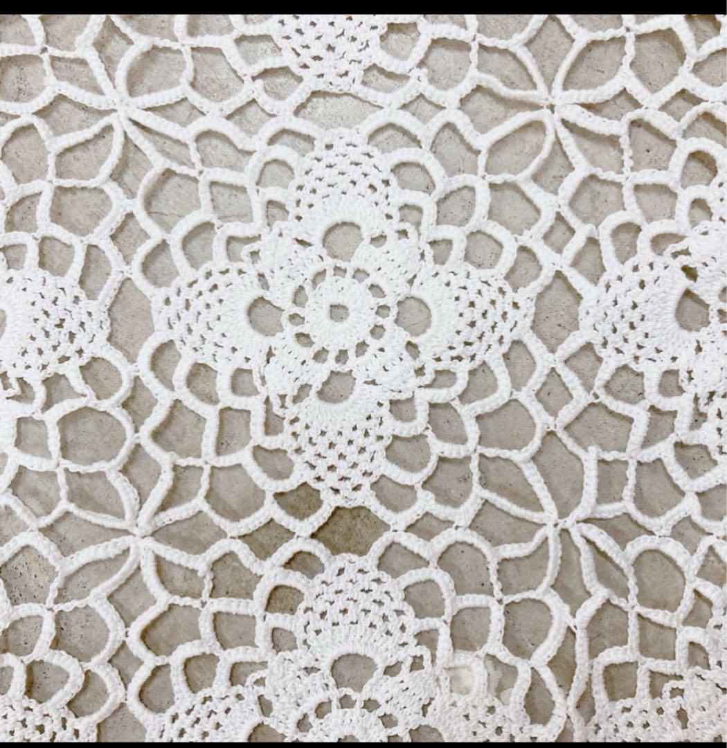 アンティークレース クロッシェ 大判 カーテン