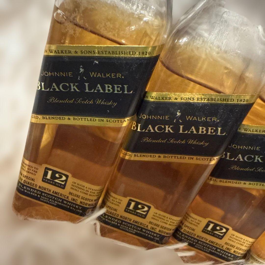 Johnnie Walker Red & Black 50mlミニボトル 古酒