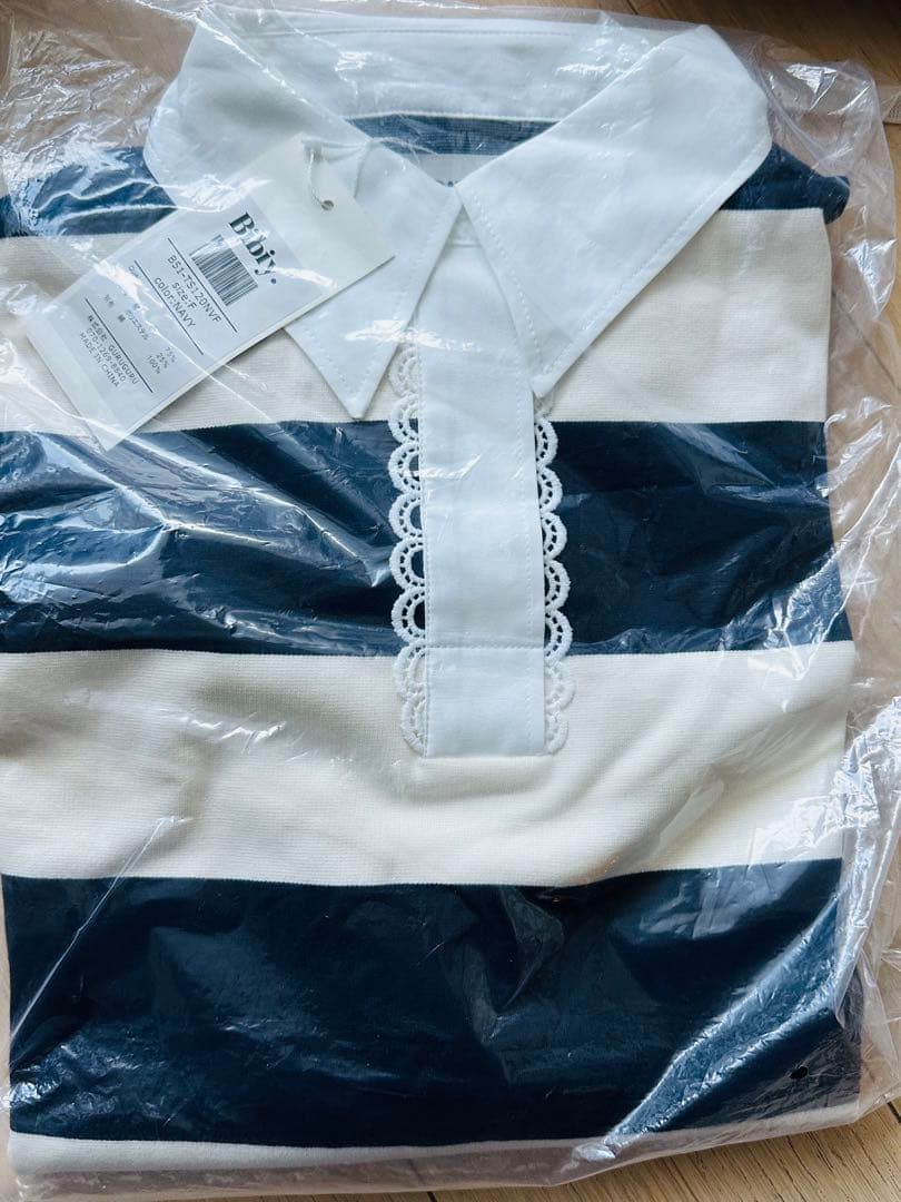 ラスト1点1\4発送Bibiy. FRANCINE RUGBY TOP ビビィ