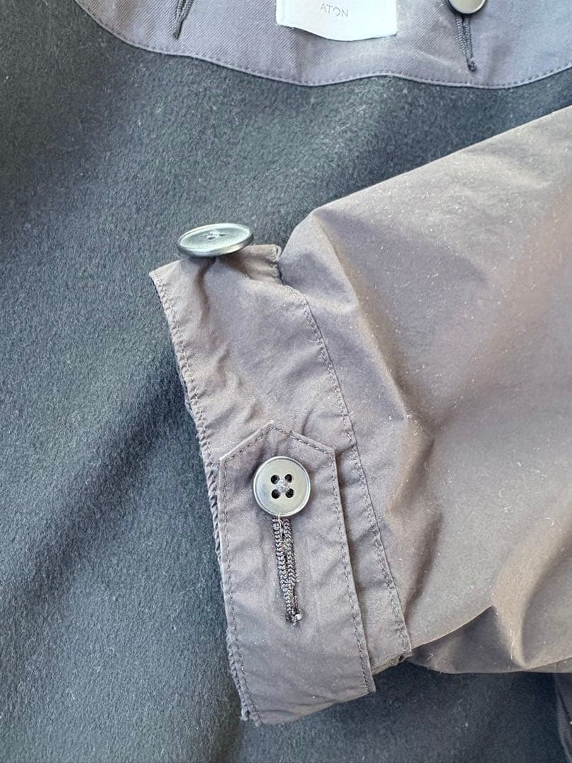 24aw AIR WEATHER SHORT MODS COAT 黒 04