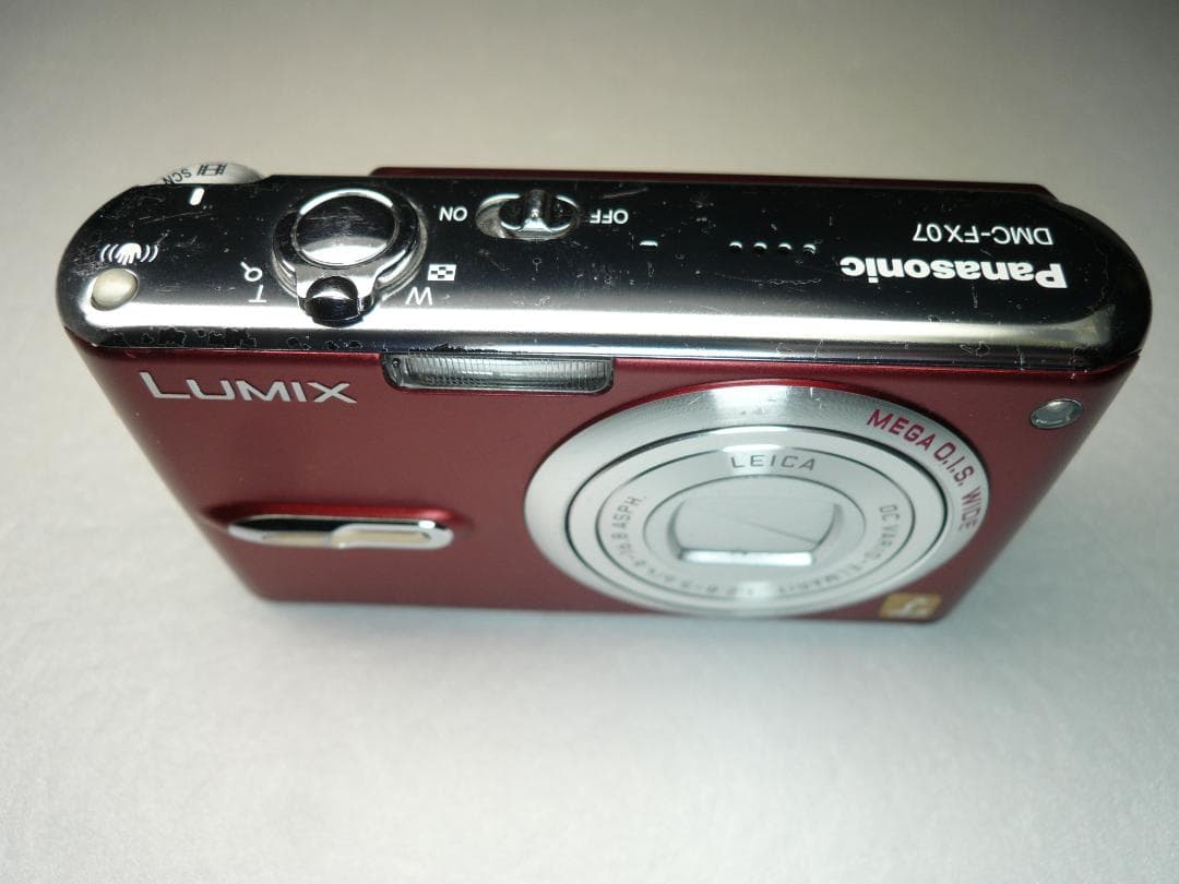 LUMIX★DMC-FX07⭐️極美品⭕️安心の実働品★エンジ色