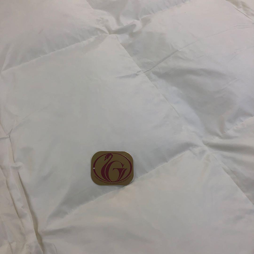 羽毛布団 シングル ニューゴールド 生成り 日本製 150×210cm 特別価格