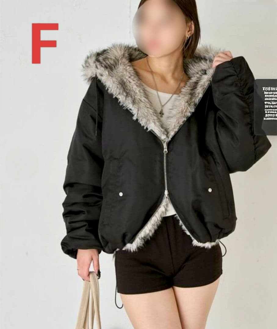 who's who gallery ブルゾン リバーシブルファー フーズフー