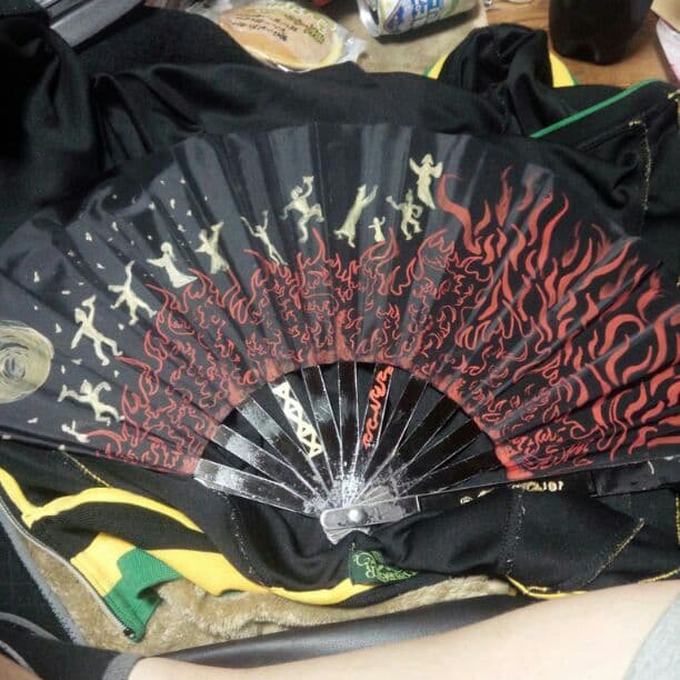 世界で一つオリジナル絵鉄扇子