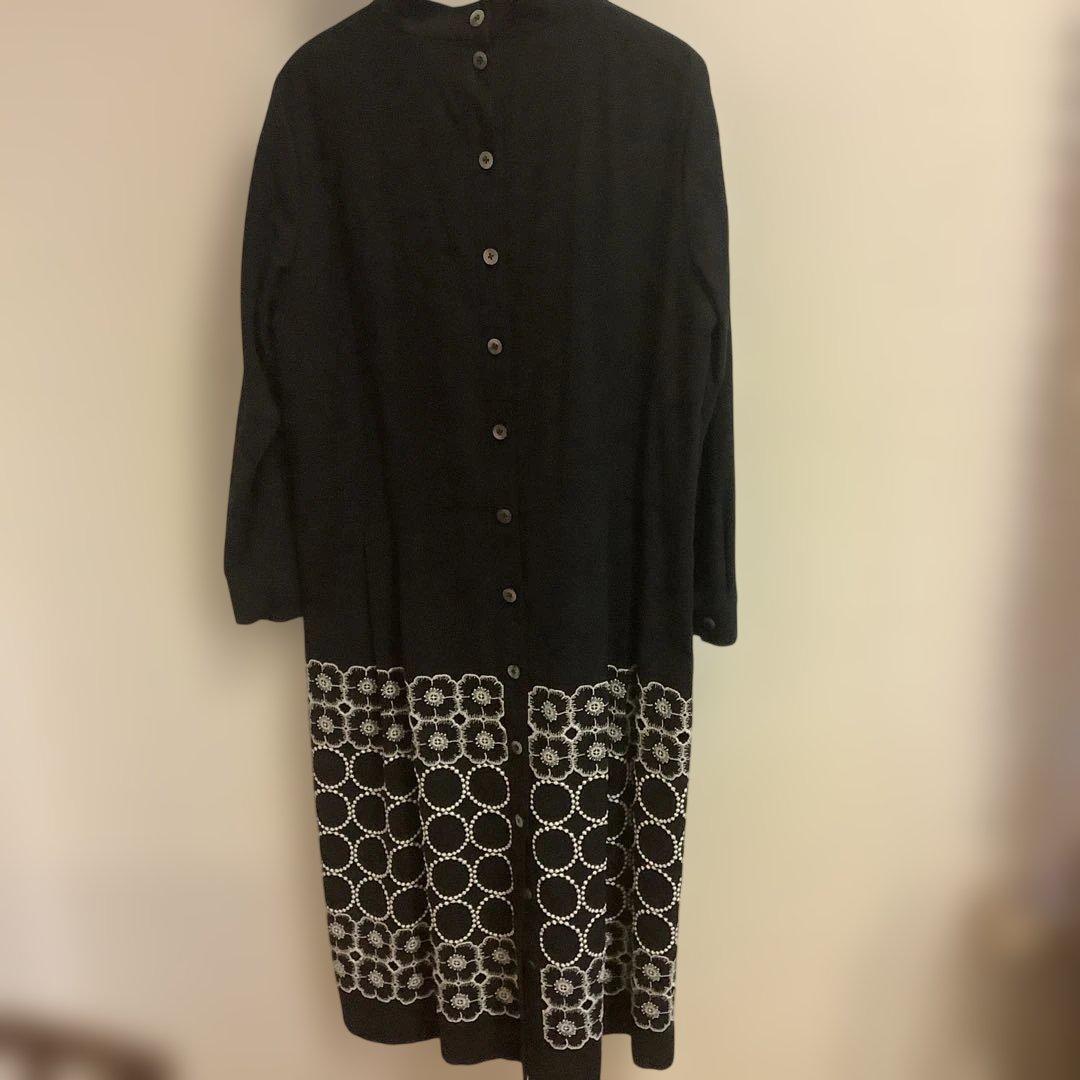 ミナペルホネン　長袖ワンピース アネモネ　タンバリン