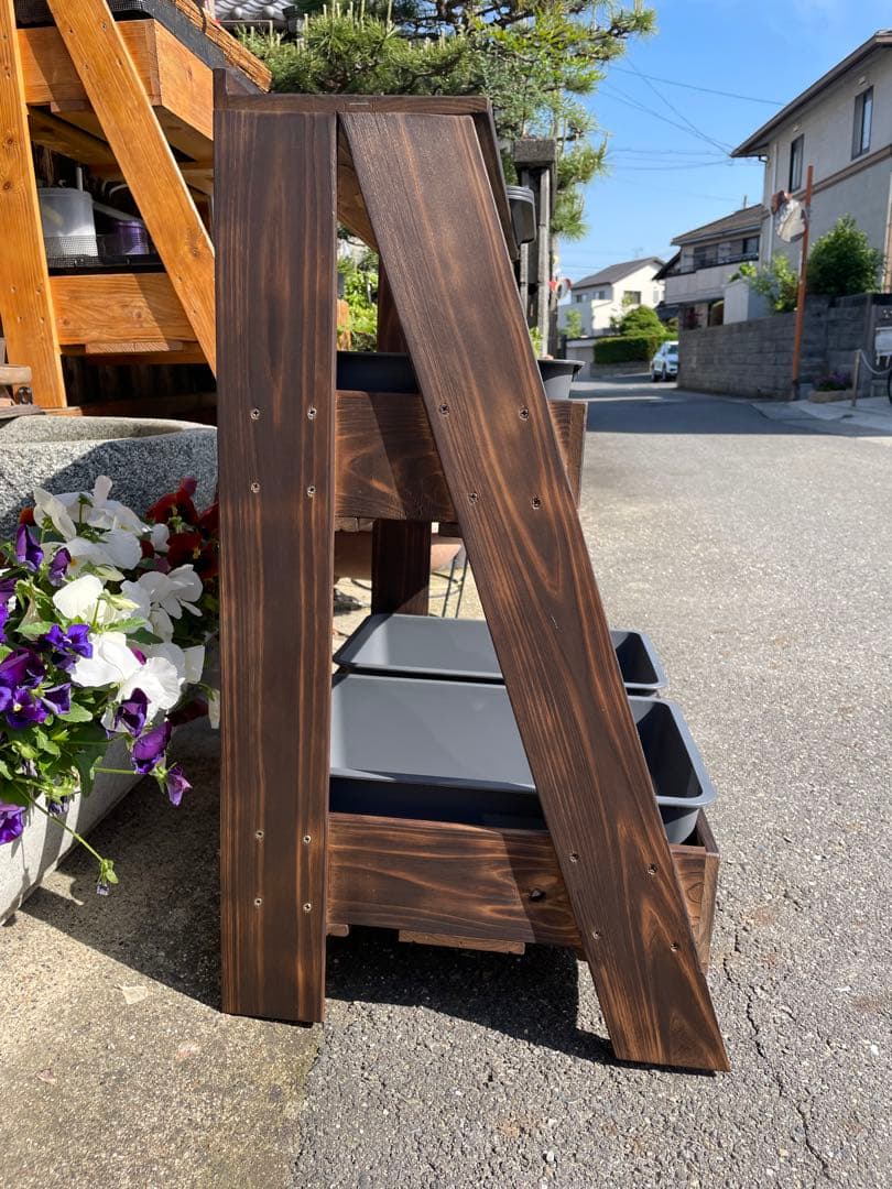 メダカ飼育ラック中　ケース付