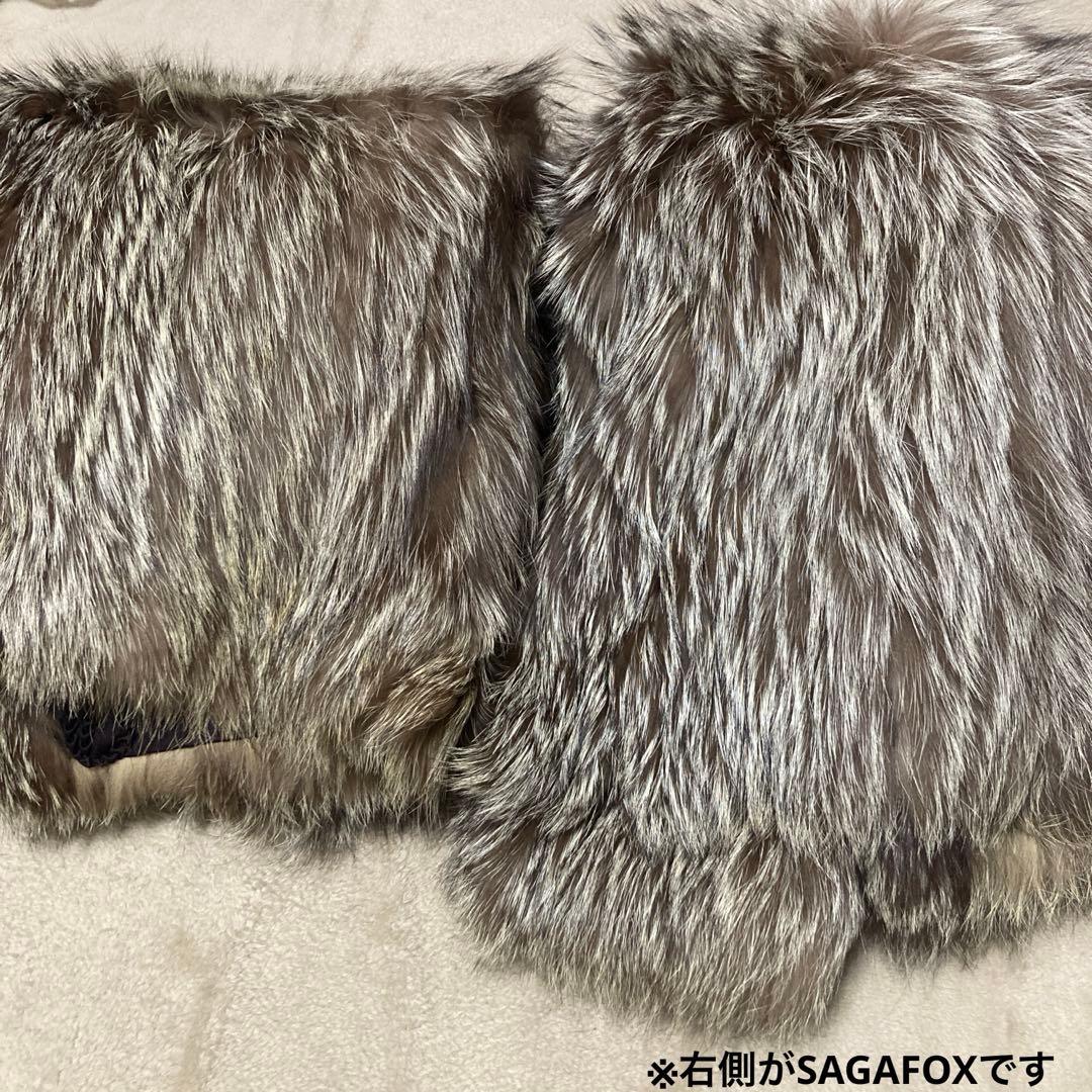 シルバーフォックス ハーフコート 毛皮 11号