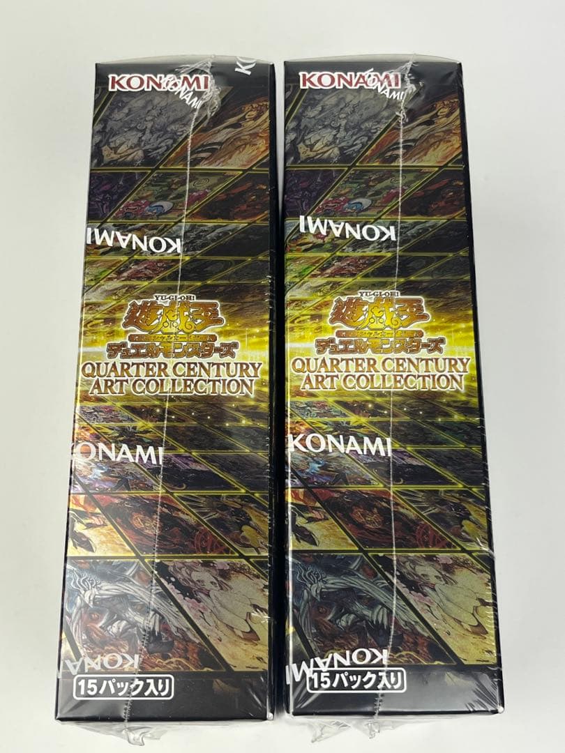 遊戯王 クォーターセンチュリーアートコレクション 2BOX シュリンク付き