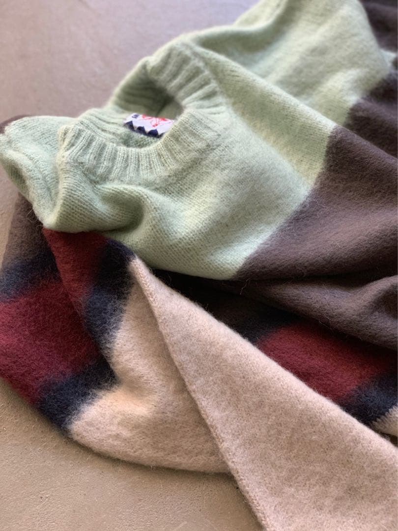 ちりちり　サノバチーズ　SON OF THE CHEESE モヘアセーター