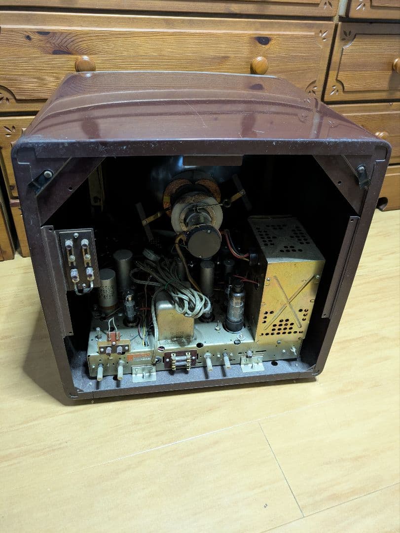 【最終値下げ】昭和レトロ　ナショナル真空管白黒テレビ