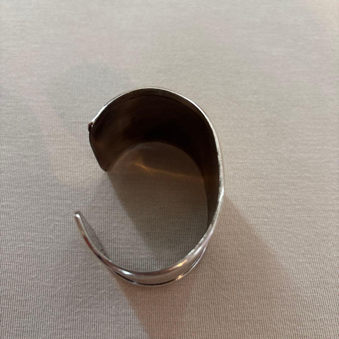 SYMPATHY OF SOULシルバー 幅広バングル