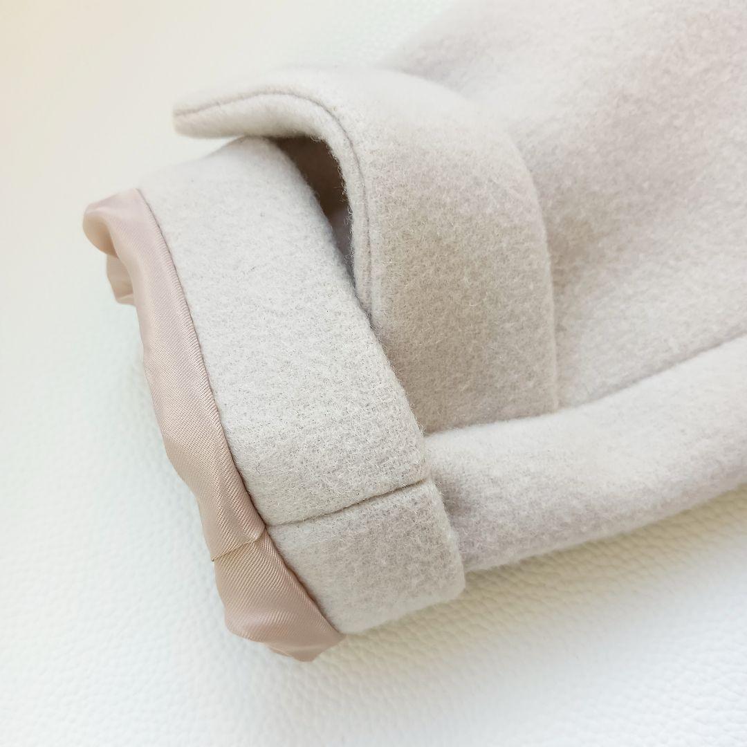 極美品✨ 24aw ハーリップトゥ ウールショートコート 腰ベルト アウター