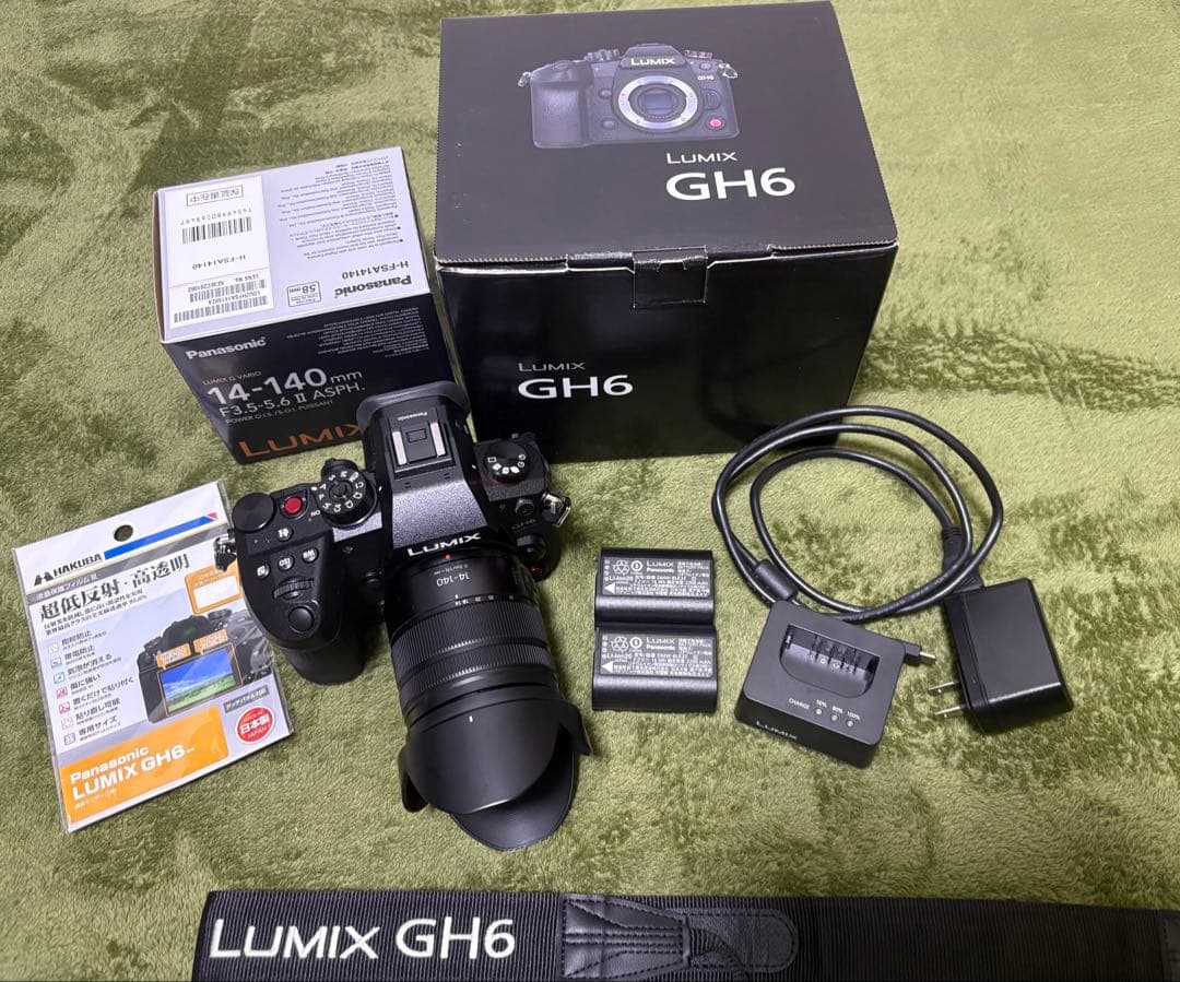 バッテリー2個　レンズ付　LUMIX DC-GH6 G VARIO 14-140