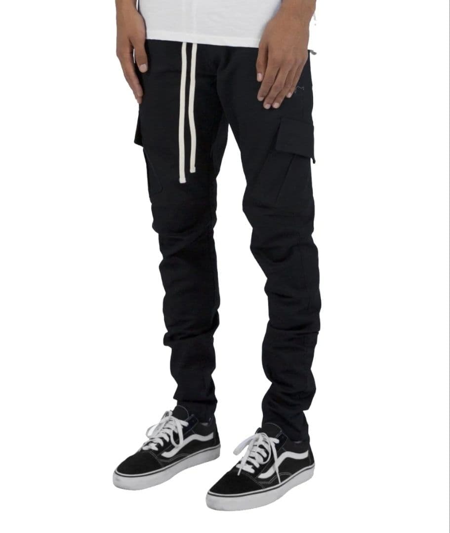 パンツ mnml ZIP CARGO DRAWCORD PANTS / BLACK12