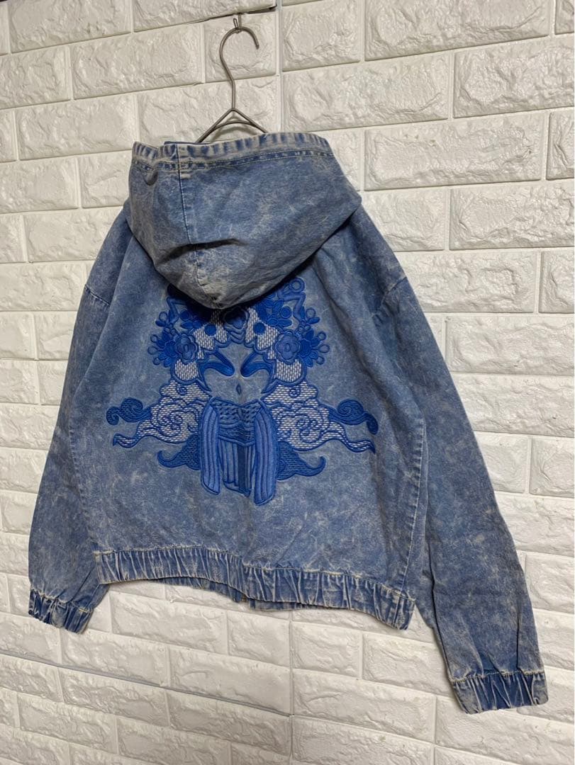 [ヴィヴィアンタム] 未使用タグ付　オペラガール　刺繍　デニムパーカージャケット