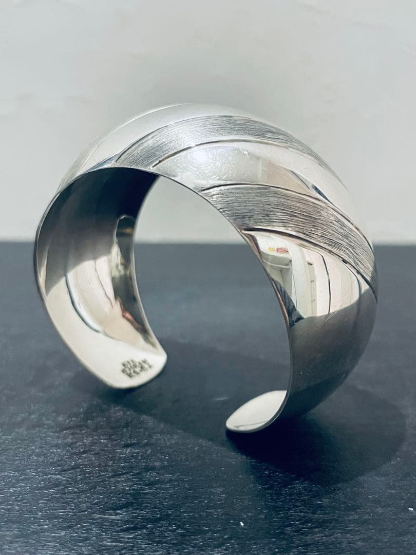 ヴィンテージ シルバーバングル　メキシコシルバー925