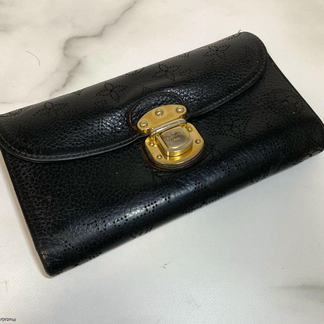 堅志郎❣️ルイヴィトン＊長財布＊マヒナ＊ブラック✨