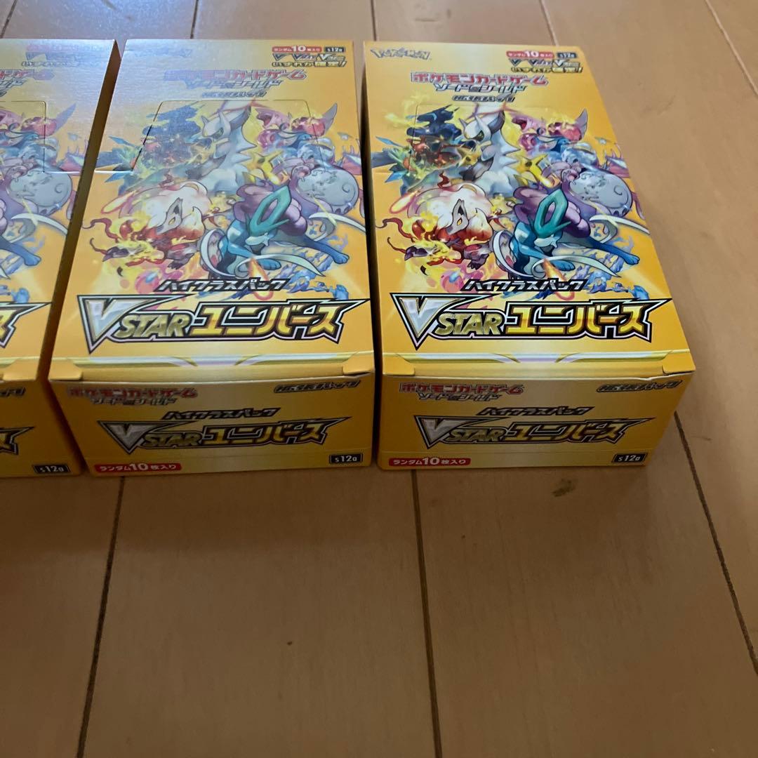 ポケモン VSTARユニバース 4Box シュリンクなし 未サーチ