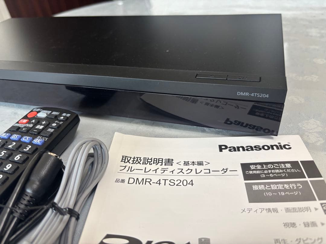PANASONIC DMR-4TS204 4K [ブルーレイレコーダー 4K