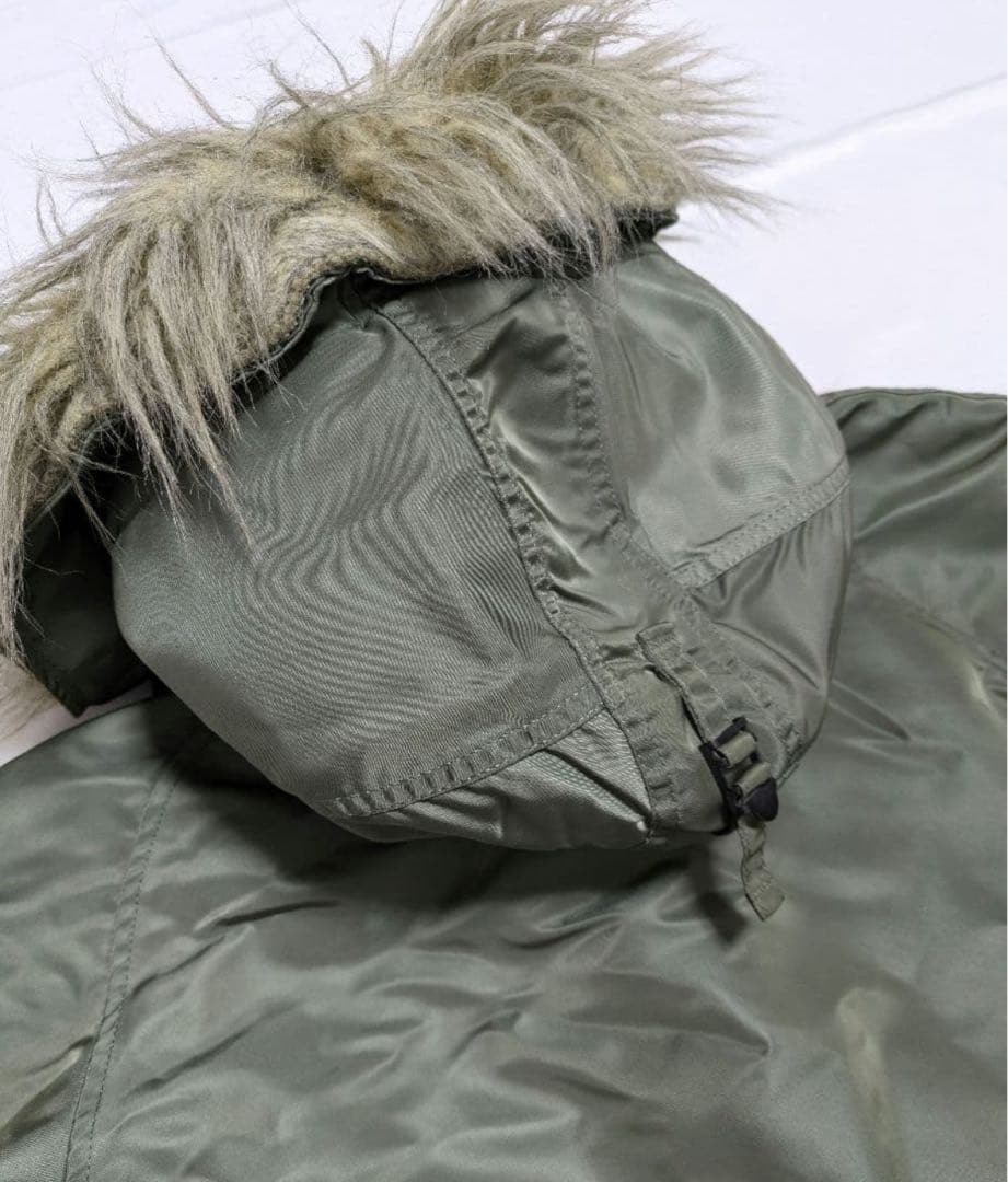 USA製 旧タグ 90s N-3B アルファ フライジャケット モッズコート