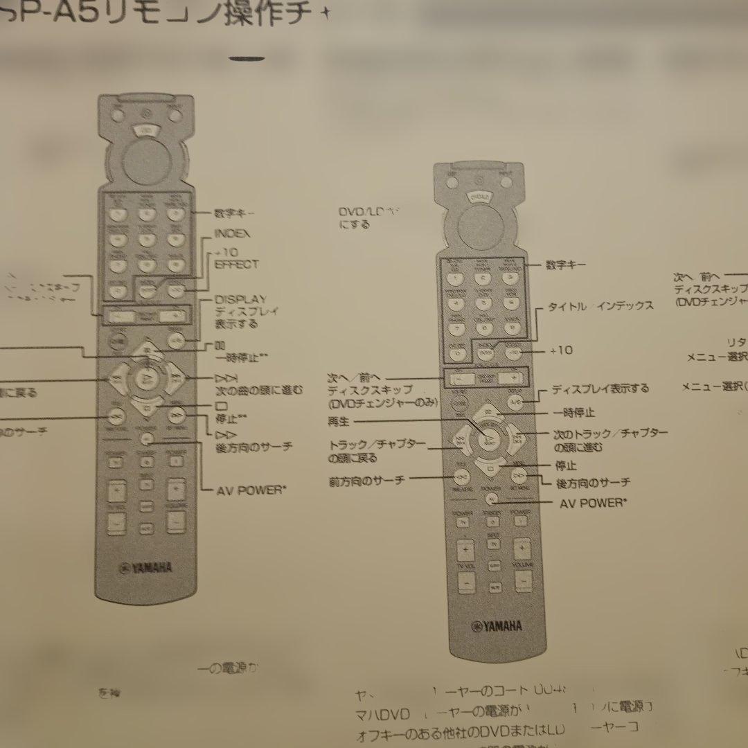 YAMAHA DSP-A5 AVアンプ