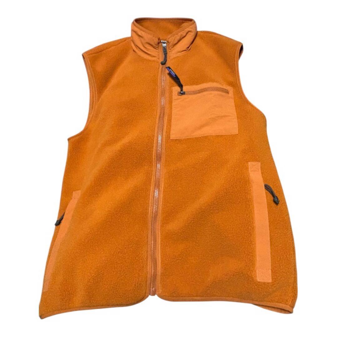 パタゴニア シンチラベスト フリース オレンジ(Redtail Rust)