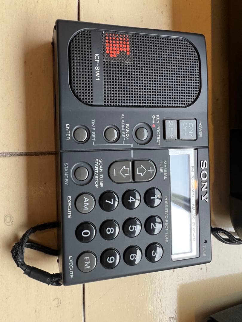 USED★SONY ICF-SW1 FM/AM短波ラジオ専用ケース付 激安送料込