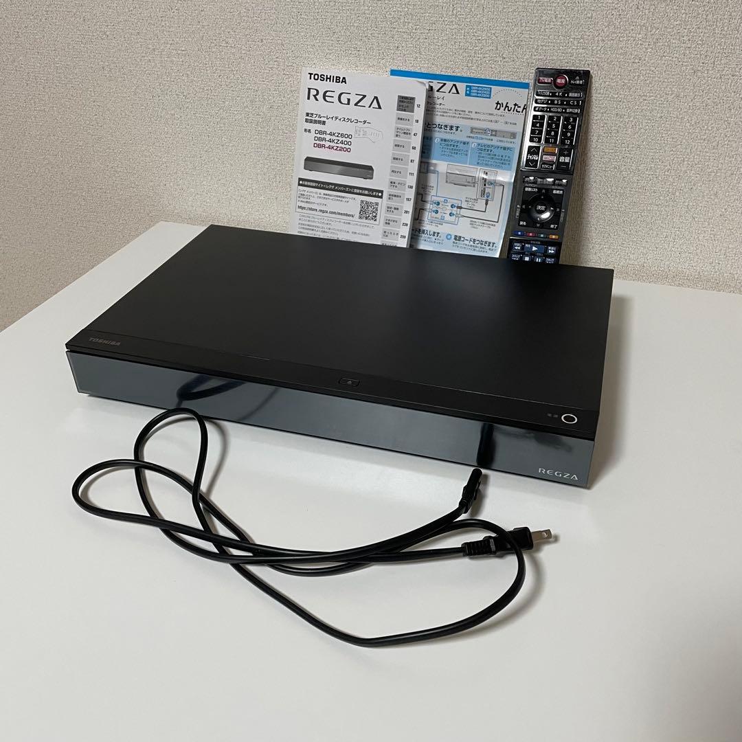 TOSHIBA REGZA ブルーレイレコーダー DBR-4KZ200