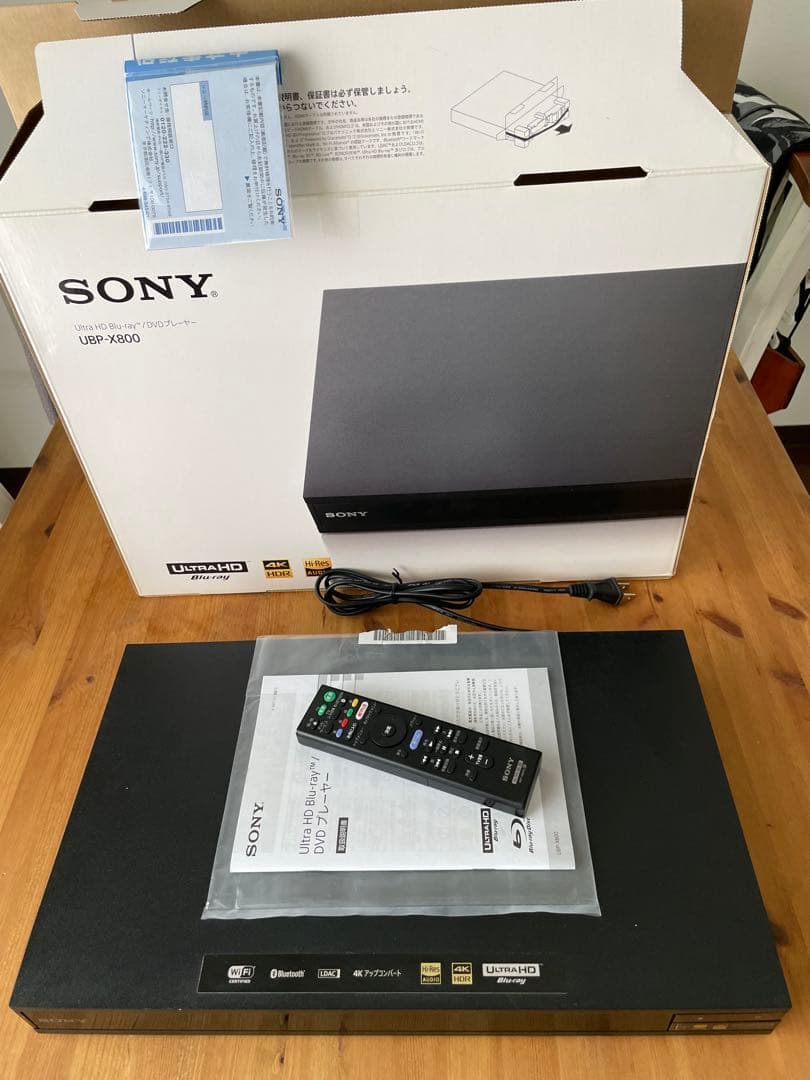 SONY UBP-X800 4K Hi-Res ブルーレイプレーヤー　ジャンク