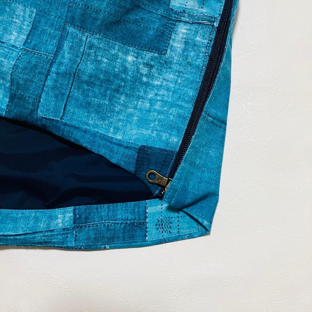 バートン　ゴアテックス　ジャケット　ファー付き　デニム柄　ZENANA JK S