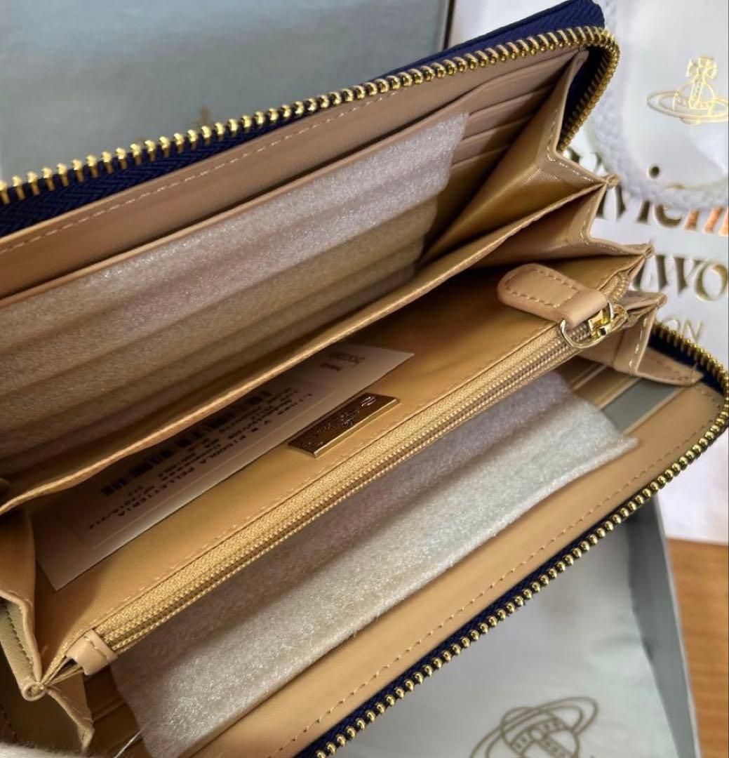 Vivienne Westwood ブルー青色　長財布　 新品・未使用　極美品
