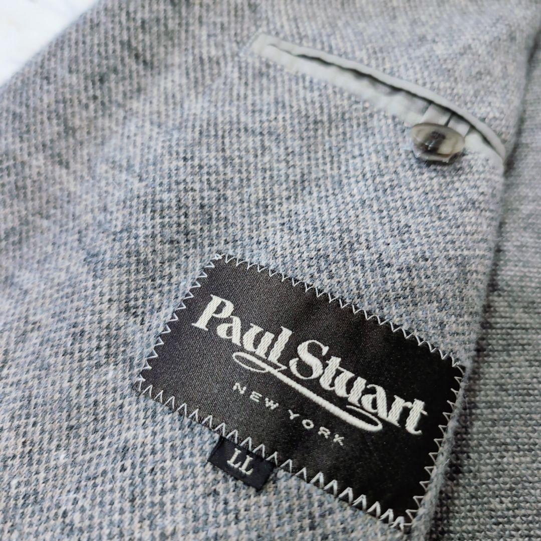 【未使用級】Paul Stuart　高級　アンゴラ　ツイードジャケット　XL