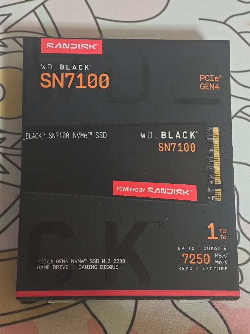 [新品未開封] WD_BLACK SN7100 1TB NVMe SSD