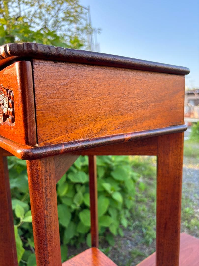 オールドメゾン/吉川商事　葡萄園　花台　飾り台　電話台　希少ヴィンテージ