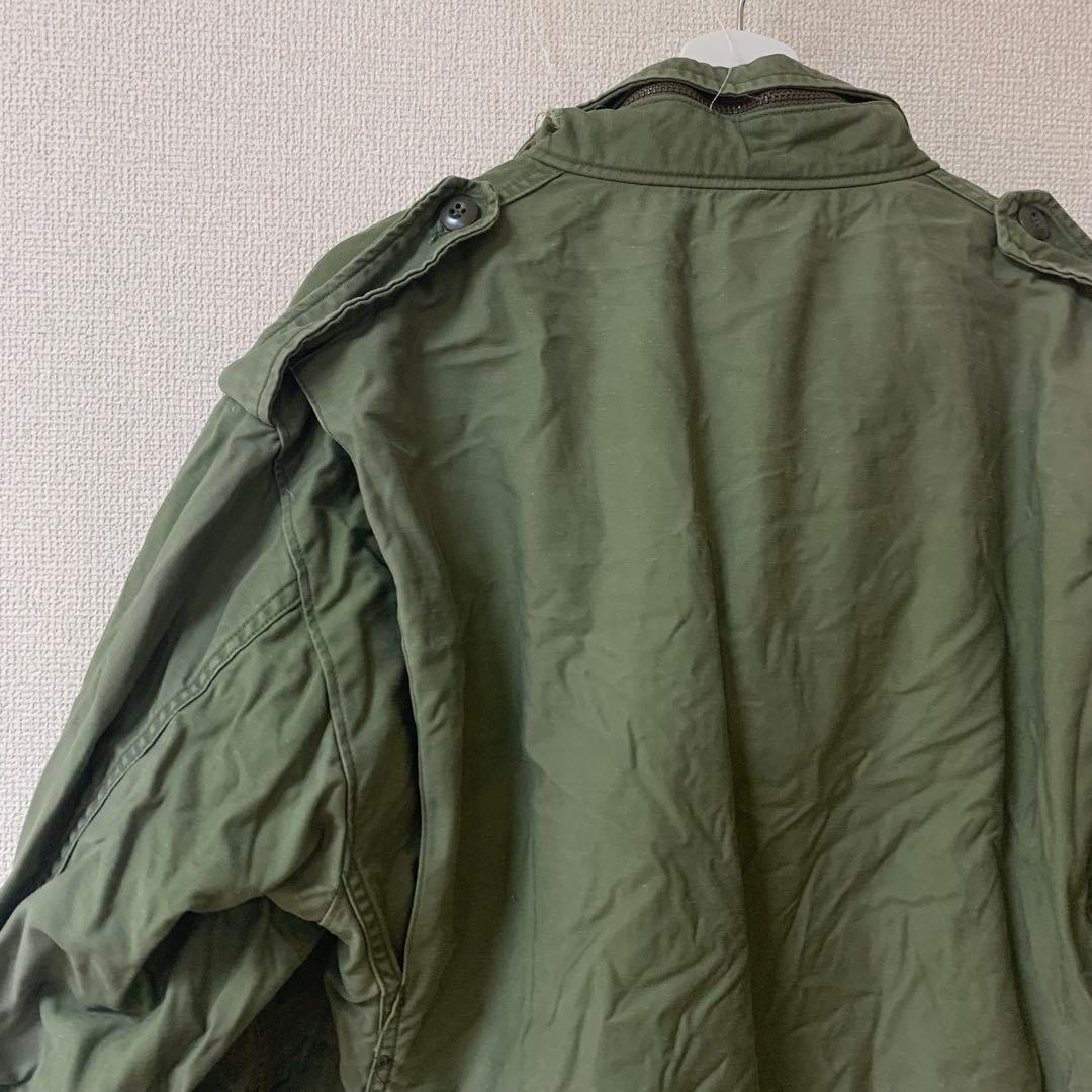 t*y様 【実物】アメリカ軍　ミリタリジャケット　M65 ブラスジッパー　カーキ