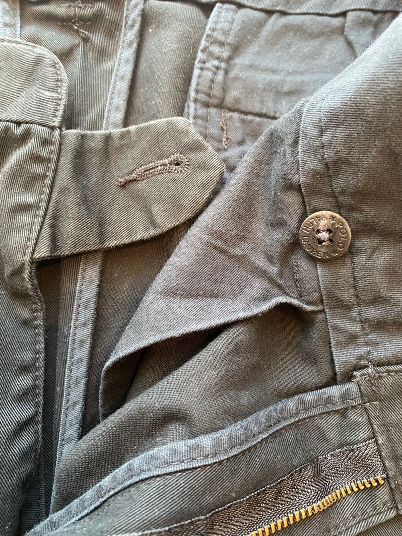 90s　ポロチノ　ブラック　ノータック　プロスペクト　W33　ラルフローレン