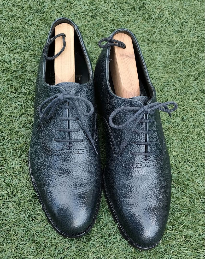 CROCKETT & JONES（クロケット＆ジョーンズ）7E シボ革 ネイビー