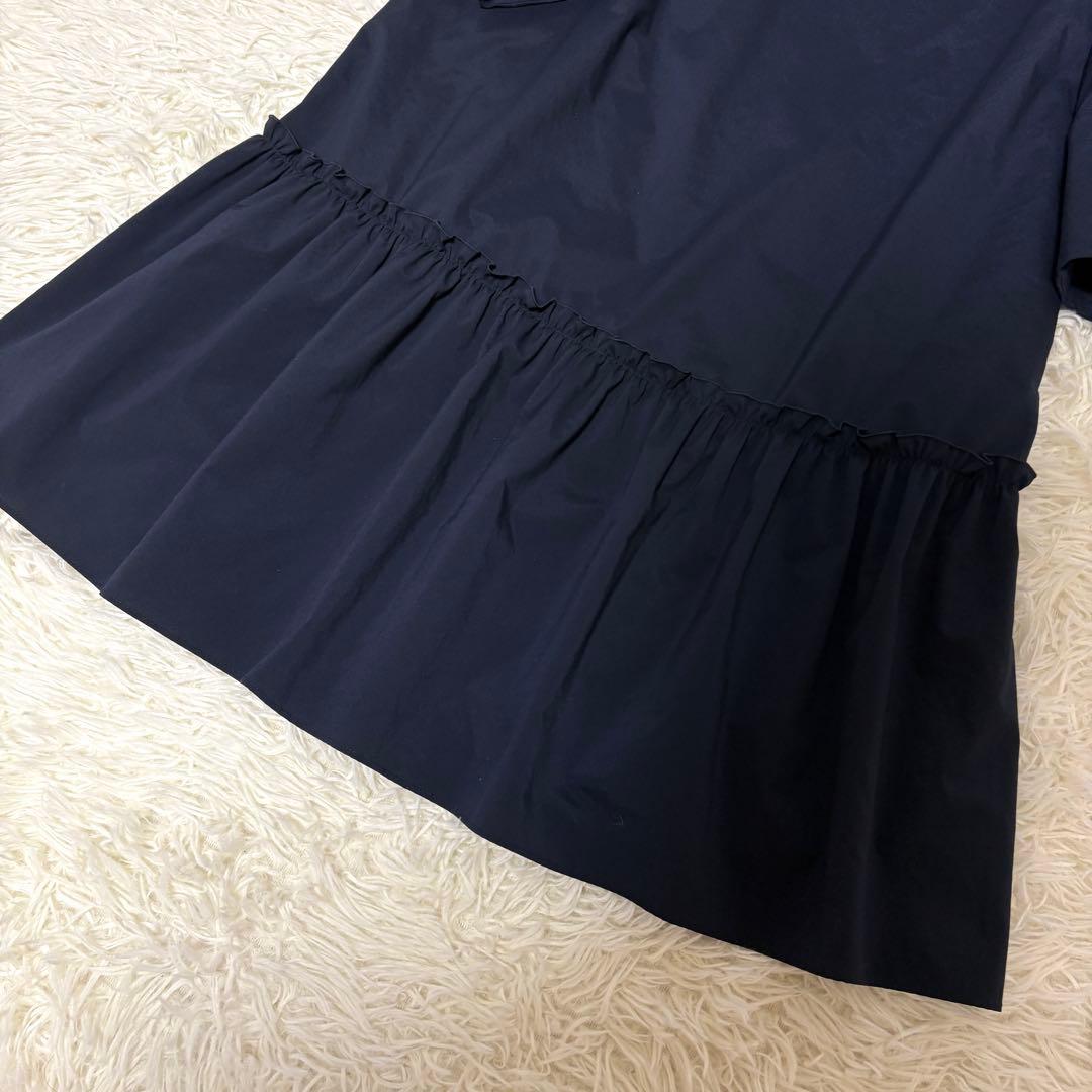 【美品】バックリボン　エムズグレイシー　ワンピース　パール　ティアード　22年