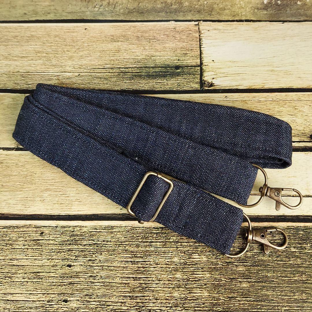 刺繍デニムバック　No.641　デニムリメイク　刺繍バック　チューリップバック