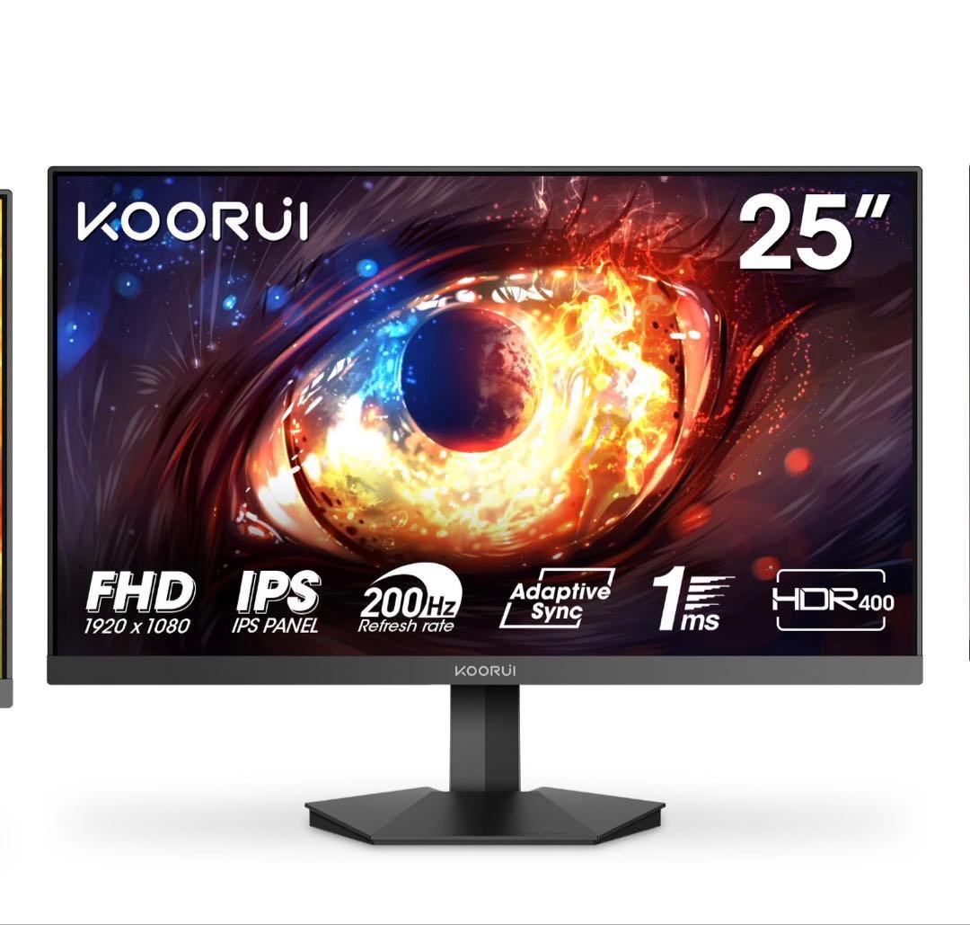 新品同様　KOORUI 24.5 FHD 200Hz 説明欄必読