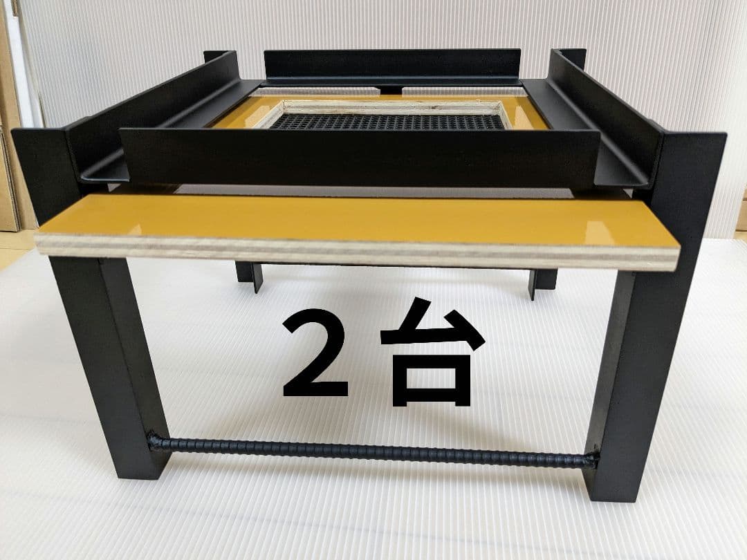 重箱式巣箱台　２台　ニホンミツバチ　鉄製台