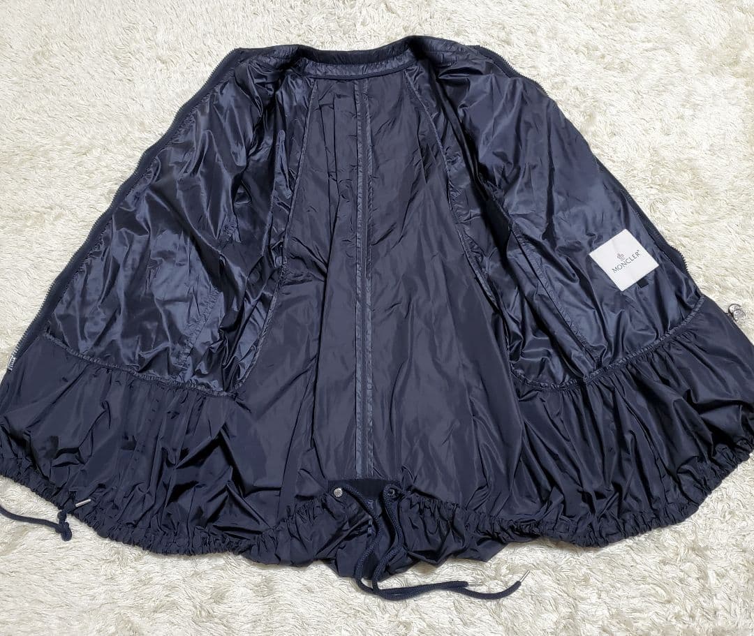 美品✨MONCLER　ロングジャケット　ダブルファスナー　チェーン　みんみん様