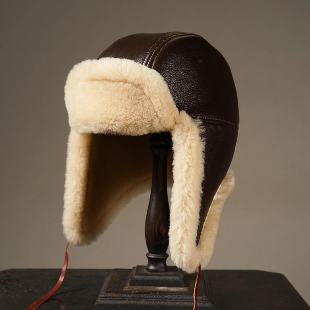 グラッドハンド オールドクロウ ムートンキャップ B-3 防寒