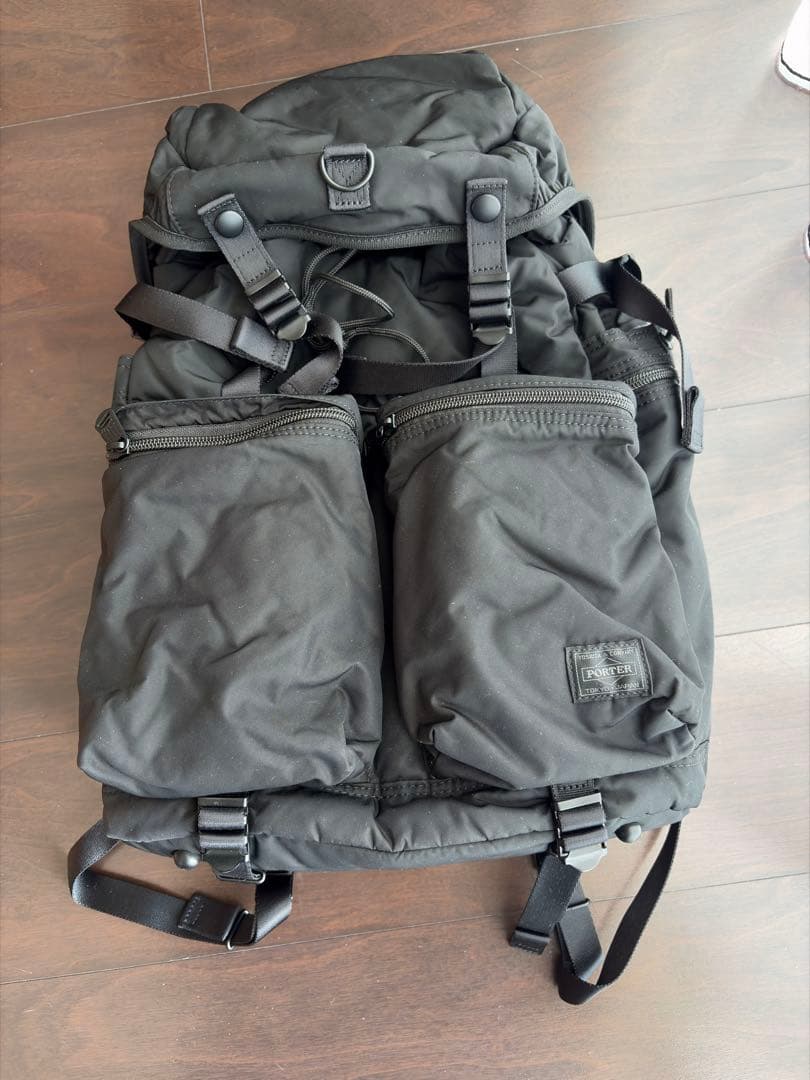Porter 吉田カバン　ブラックバックパック