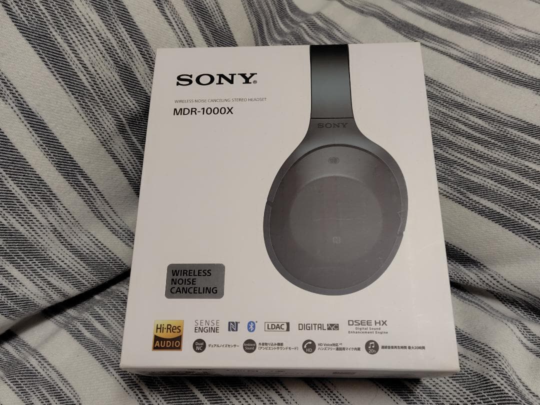 SONY製 ワイヤレスノイズキャンセリングヘッドホン MDR-1000X