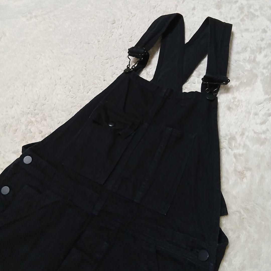 【美品/廃盤】orslow × BEAMS BOY ブラックデニムオーバーオール