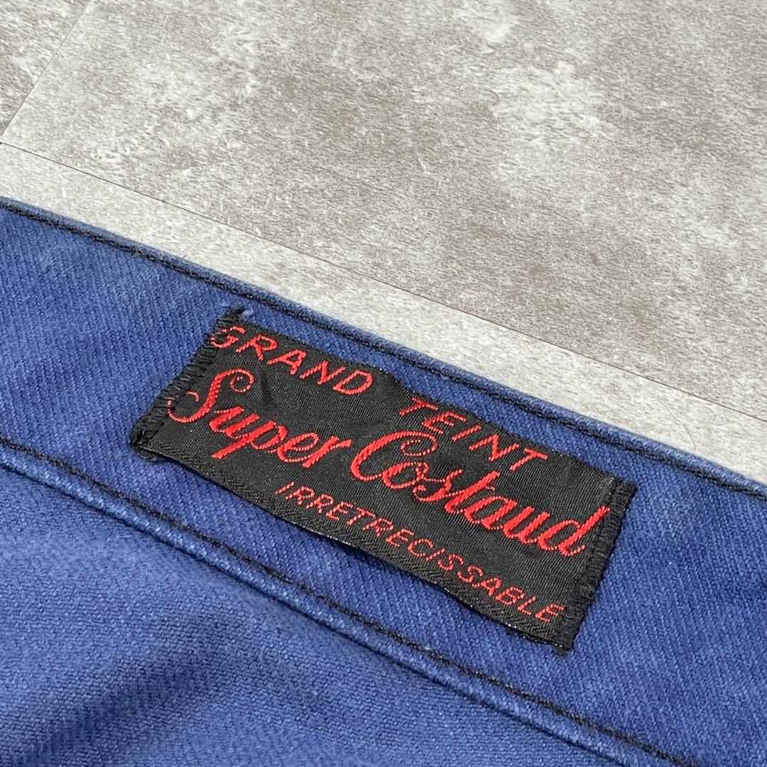 60s- Super Costaud ファーマーズ コットン ブルー