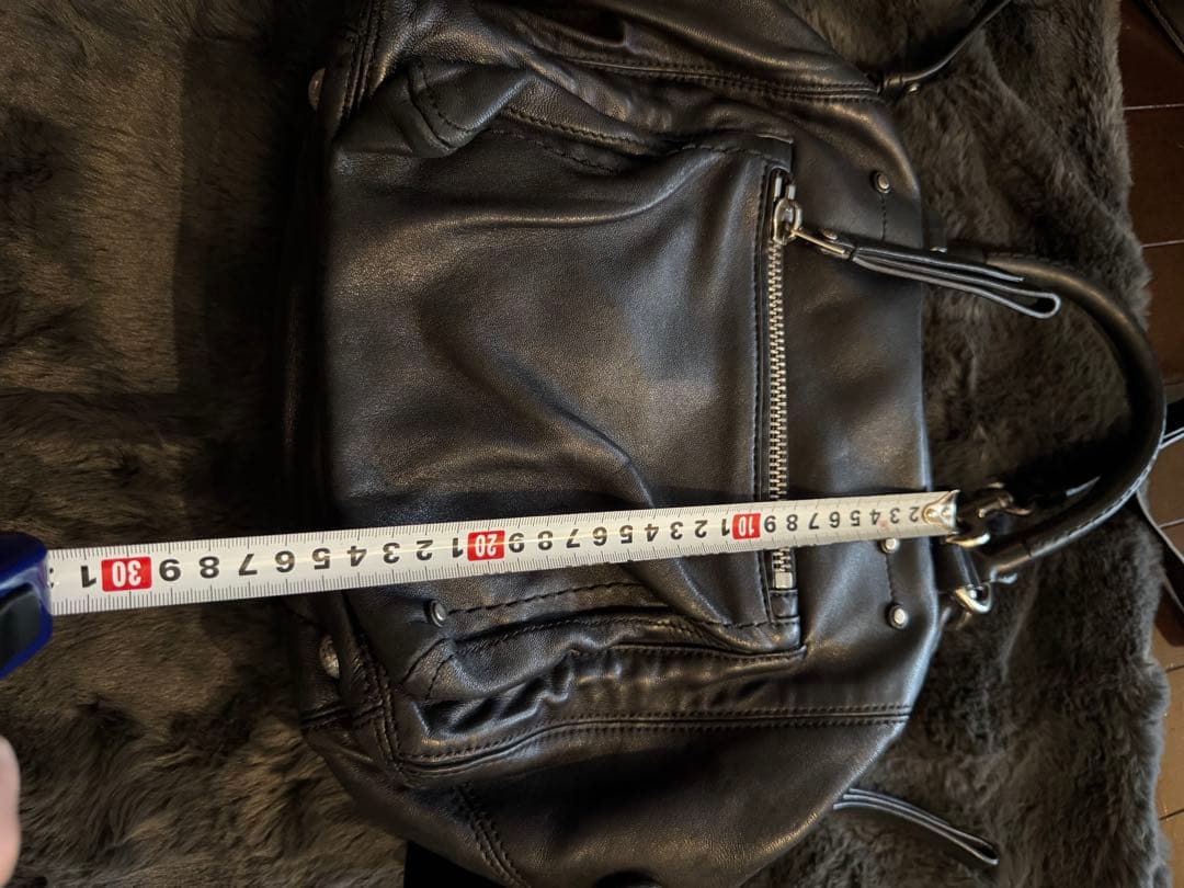 マークバイマークジェイコブス黒 レザー ショルダーバッグ